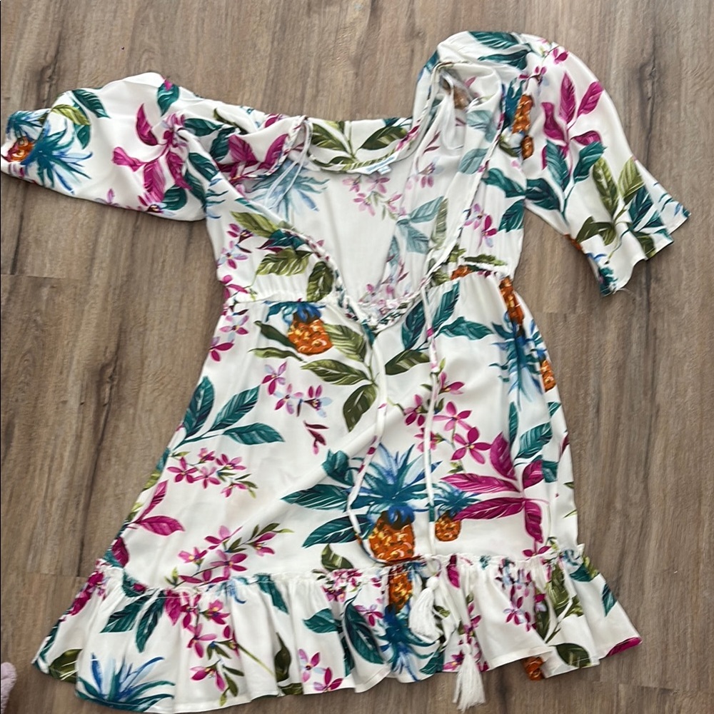 Floral Off-Shoulder Dress